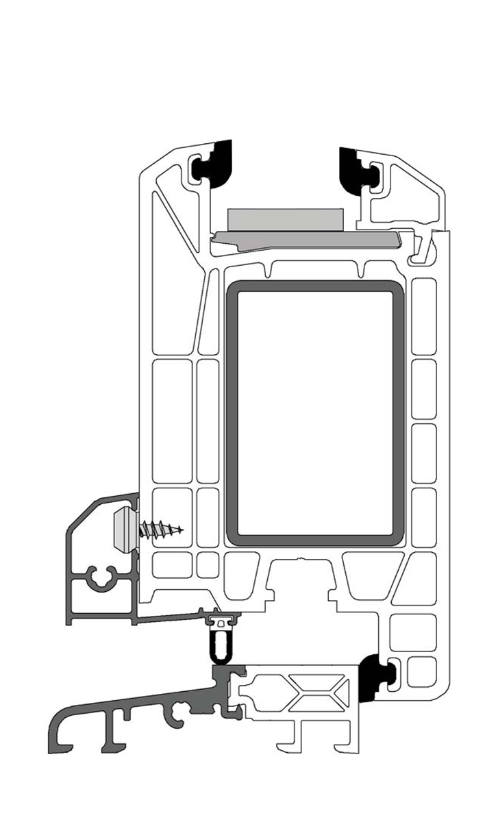 Altandörr PVC